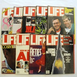 VTG 1985 LIFE Magazines Your CHOICE Mafia Penguins Beyond Stars AIDS Swimsuits